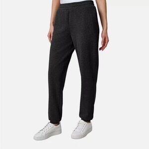 Mondetta Ladies' Fleece Jogger, Heather Black